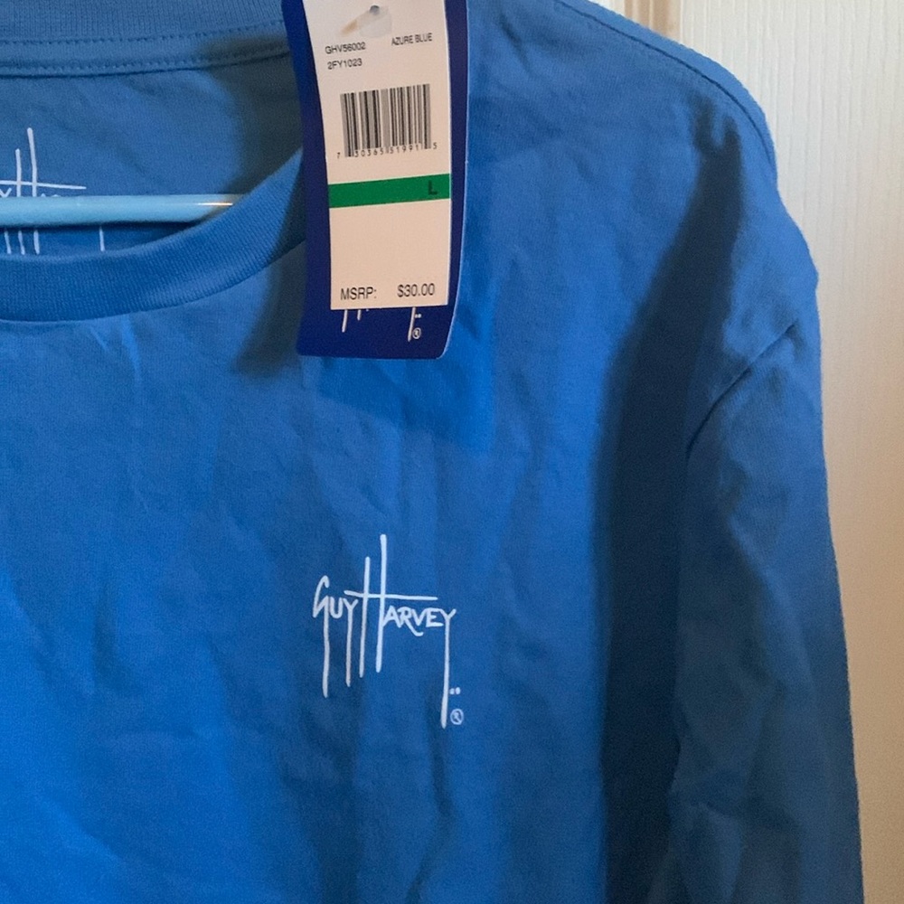 Men long sleeve graphic Guy Harvey